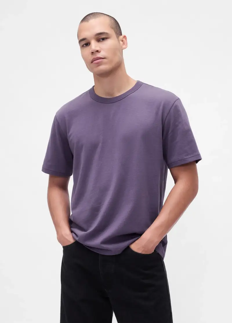 GAP T-shirt Uomo Viola 3488866
