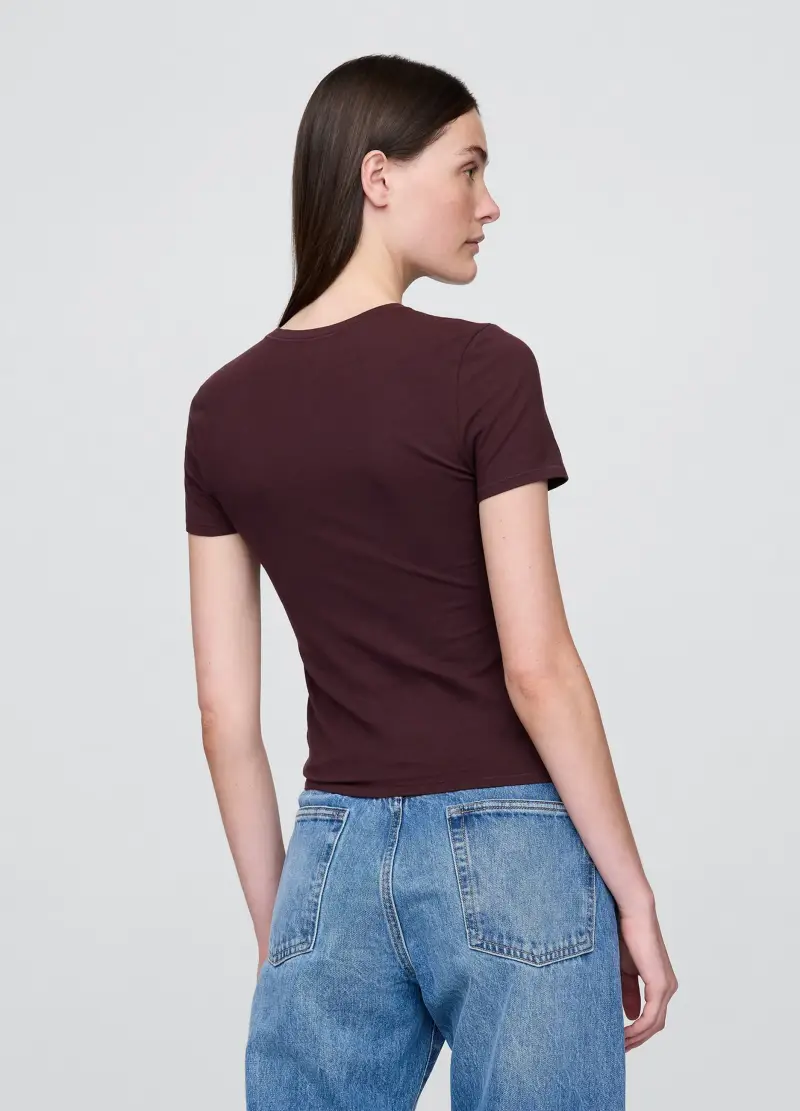 GAP T-shirt Donna Rosso 2616766 miniatura 3