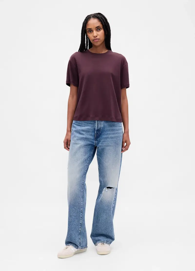 GAP T-shirt Donna Viola 3438651 miniatura 3