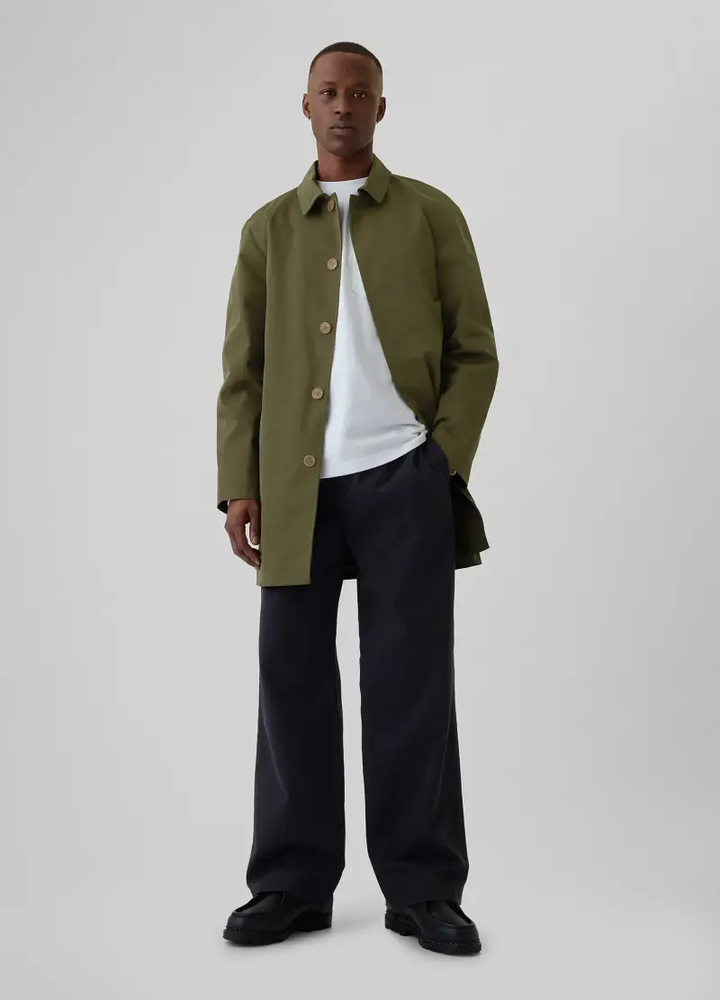 GAP Trench Uomo Verde 4022259 miniatura 3