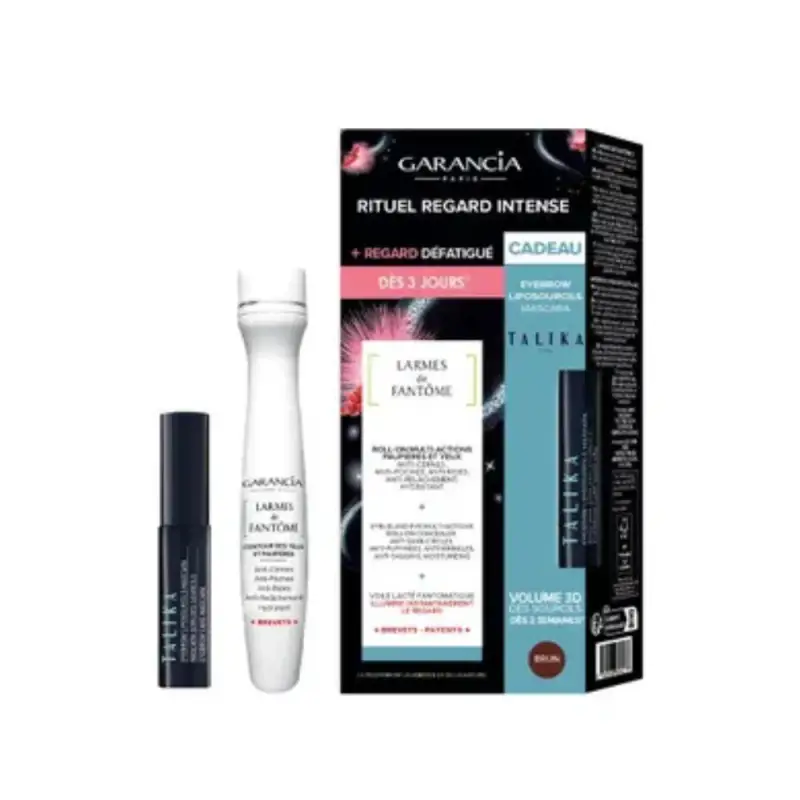Cofanetto Lacrime di Fantasma e Mascara Liposourcils Talika Marrone 15ml
