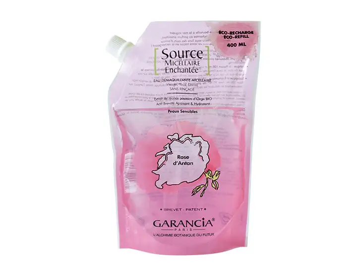 Fonte Micellare Incantata Acqua Struccante Micellare Pelli Sensibili Rosa d'Antan eco RICARICA 400ML