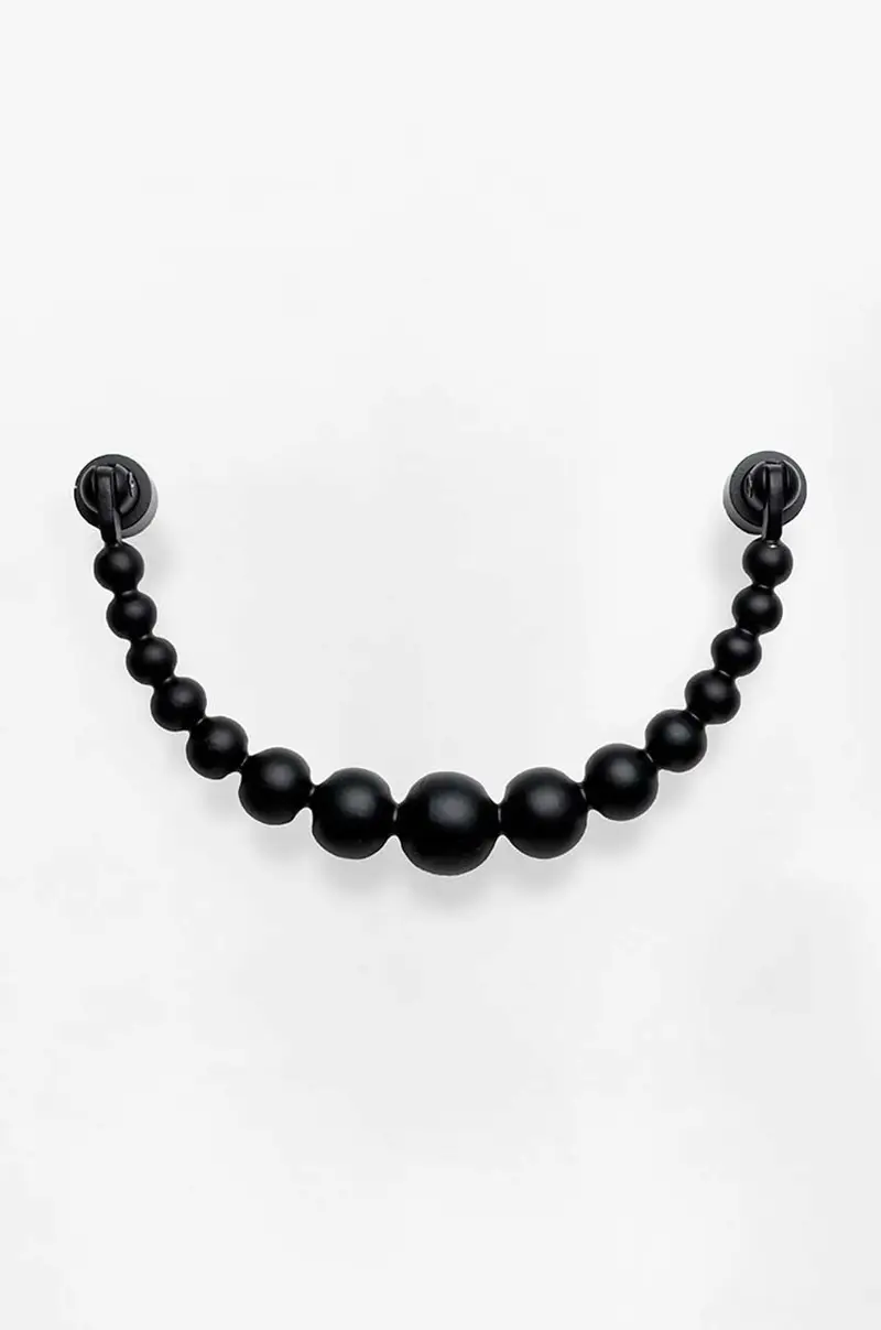 battiporta Pearl Ribbon Nero