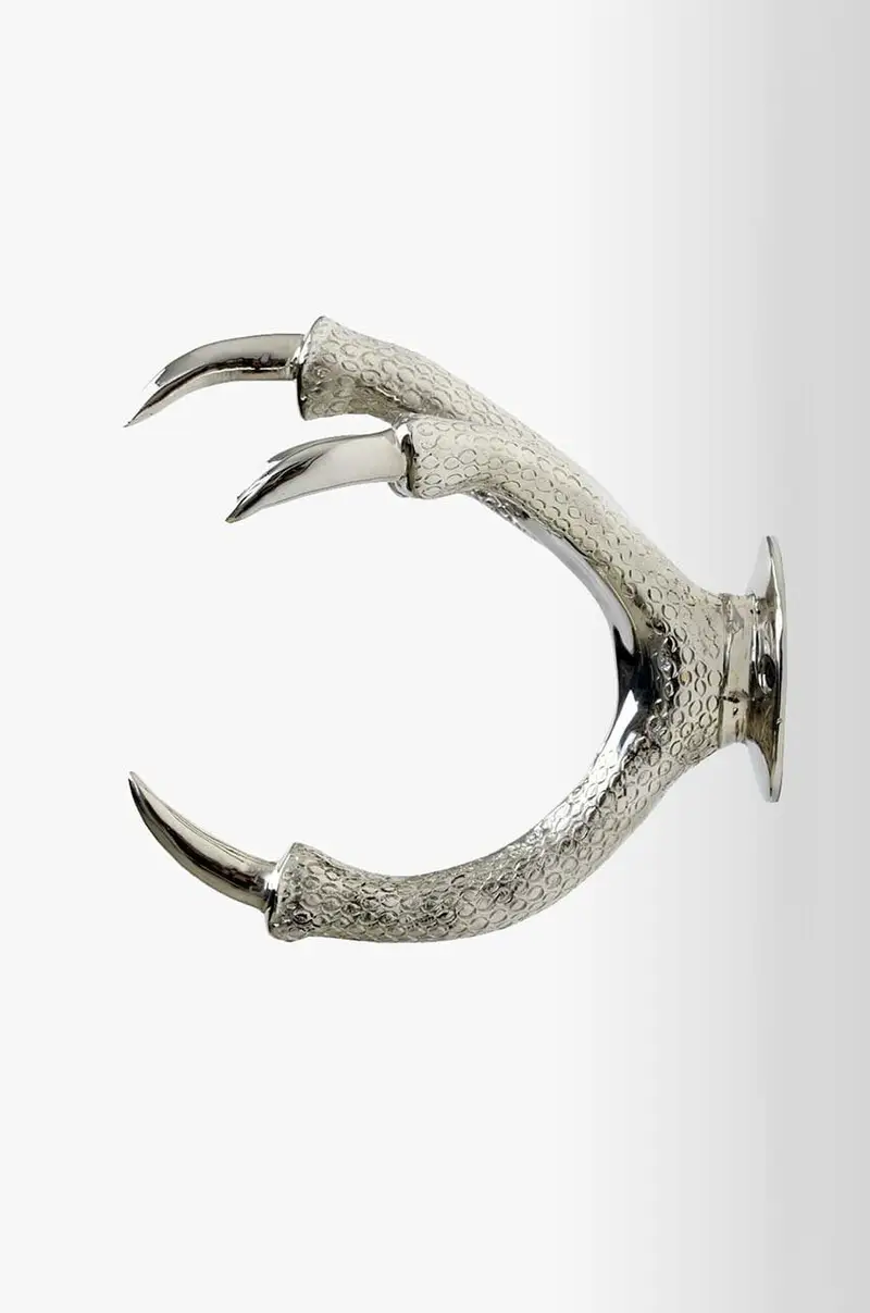 supporto per tubo da giardino Claw Wallmount Silver Grigio