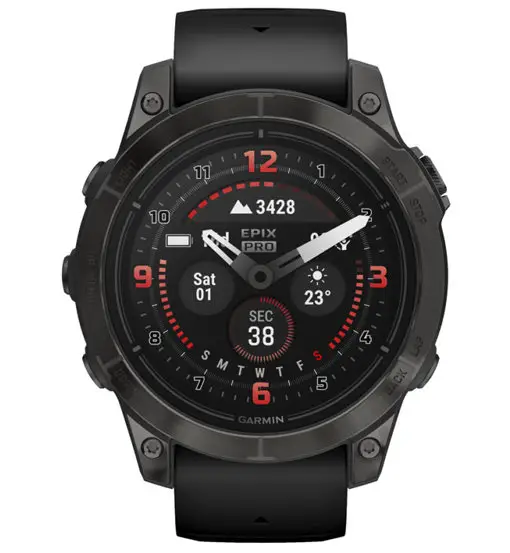 epix™ Pro 2 Sapphire Edition mm - orologio multifunzione Black