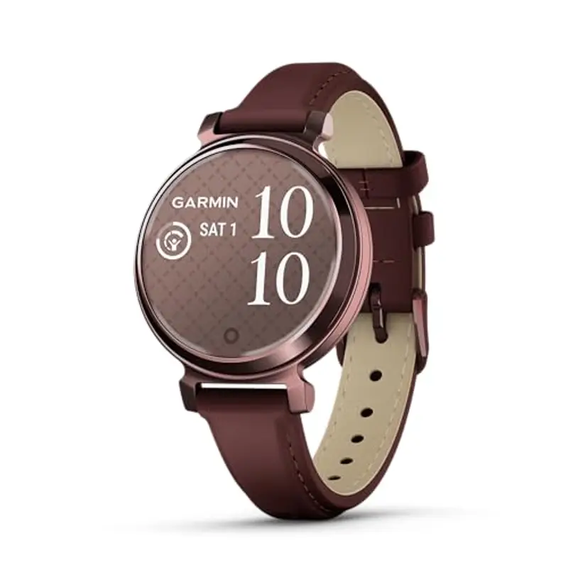 Garmin Lily 2, smartwatch piccolo ed elegante, display nascosto, obiettivo fantasia, durata della batteria fino a 5 giorni, gelso, Gelso, 1, Classico