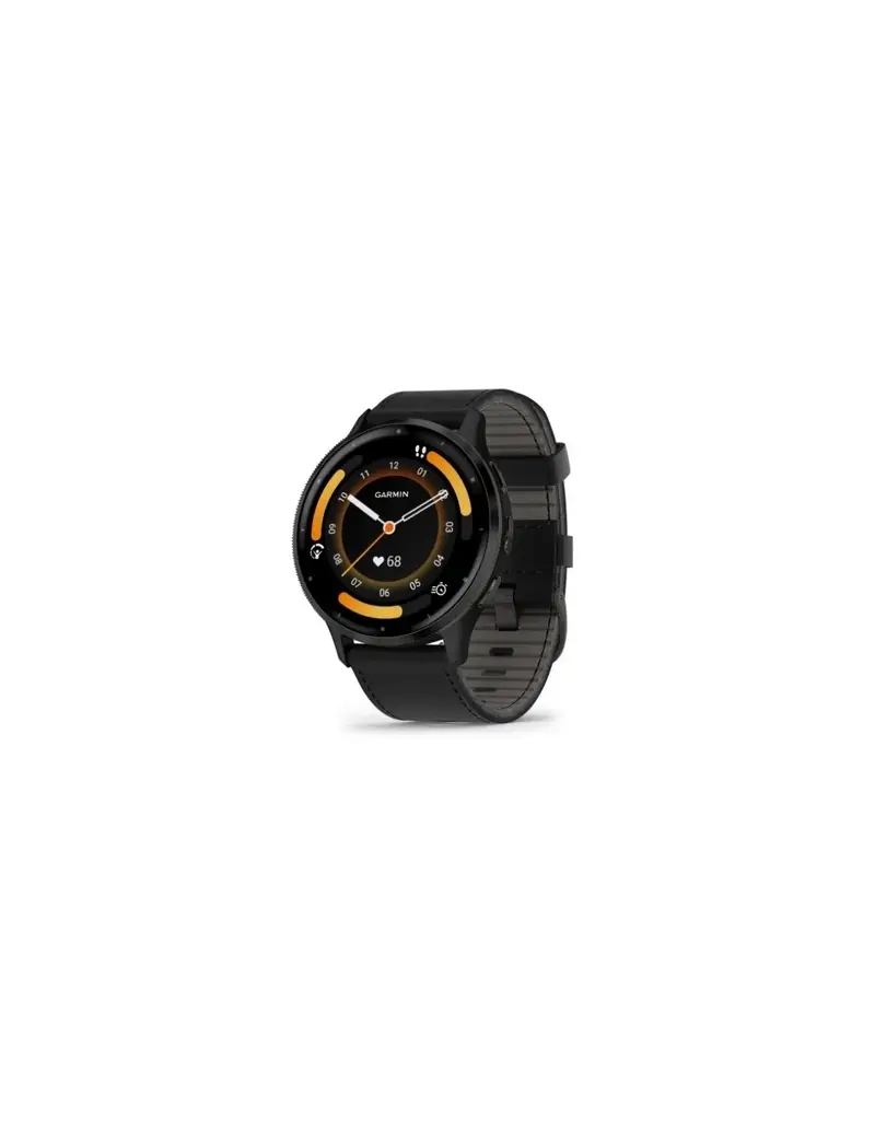 Orologio GARMIN Venu 3 010-02784-52 45MM Black Cinturino in pelle