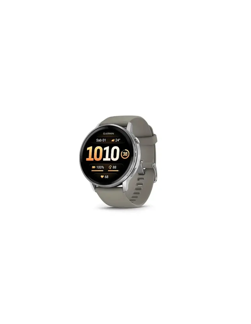 Orologio GARMIN Venu 4 010-03014-01 45MM Silver con cinturino in silicone Silver Gray