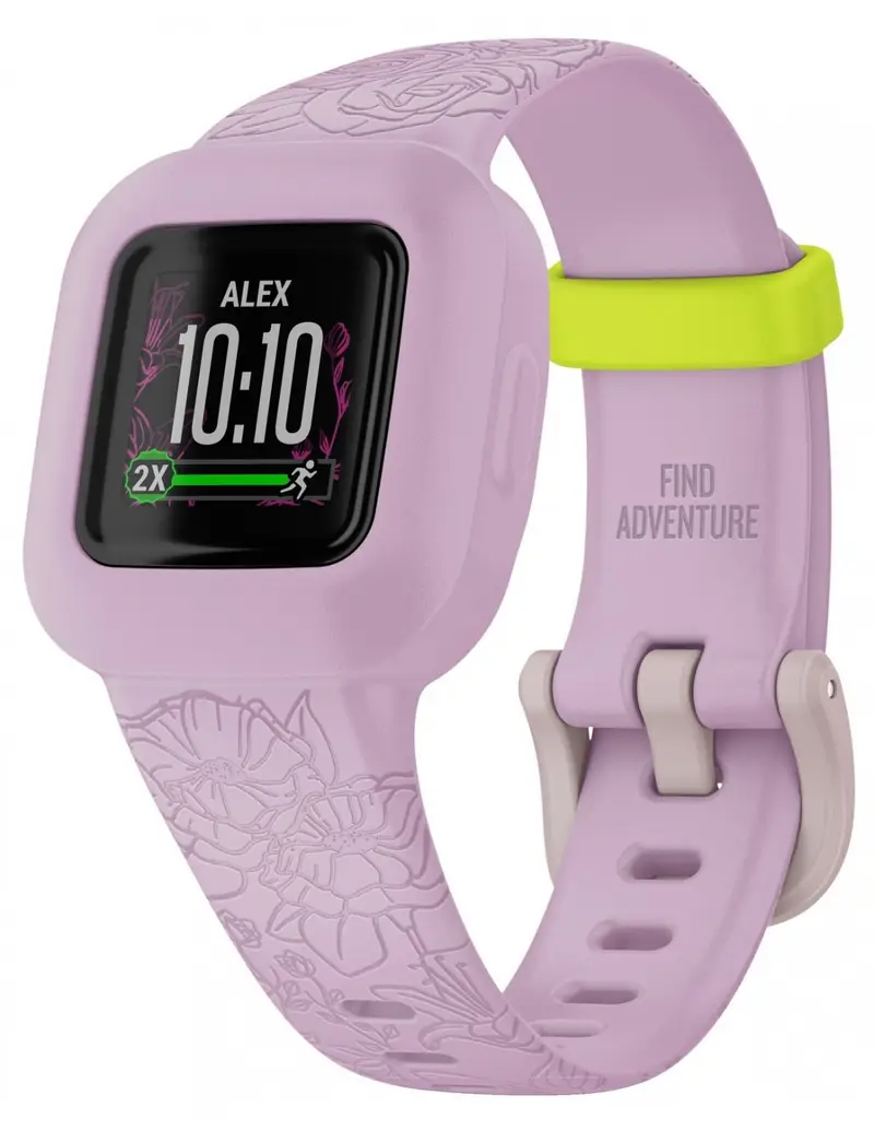 Orologio GARMIN VIVOFIT JR.3 010-02441-01 Lilac Floral da 4 anni