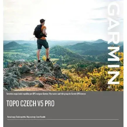 Scheda Garmin Topo Czech v5 Pro,Download Voucher