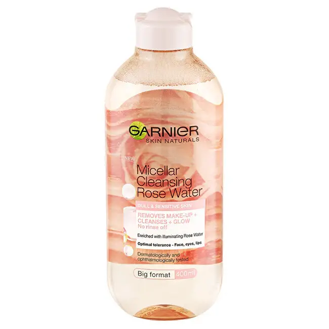 Acqua Micellare Con Acqua Di Rose Skin Naturals (Acqua Micellare Detergente Alle Rose) - Volume 700 Ml