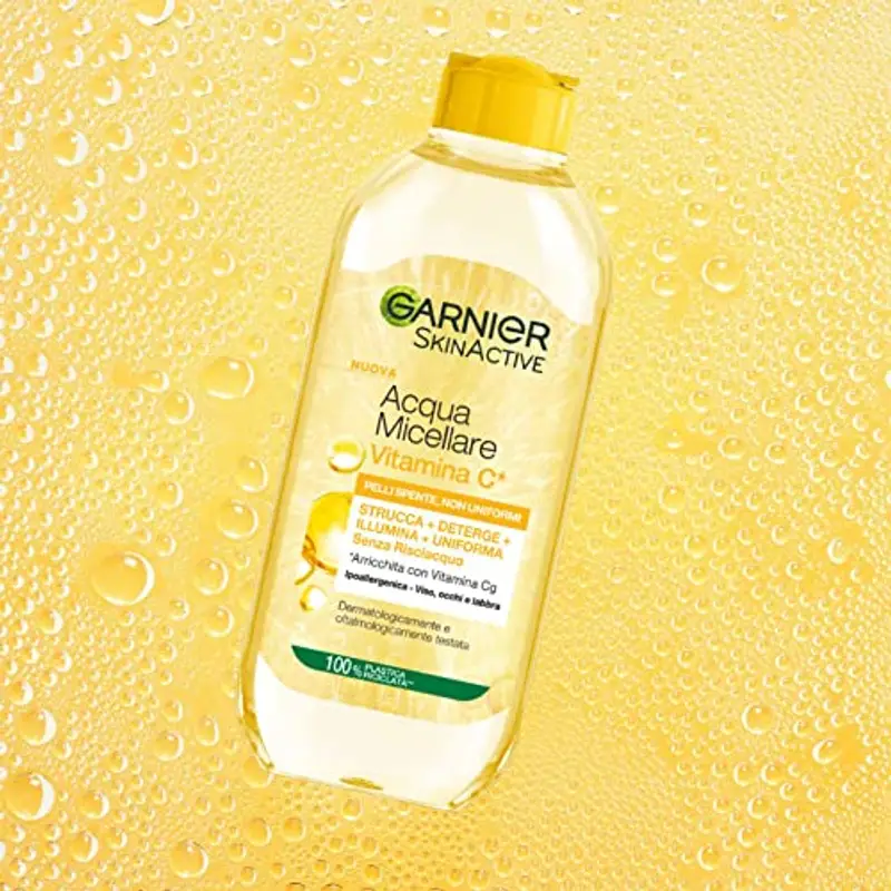Garnier Acqua Micellare Tutto in 1 SkinActive, Con Vitamina C, Per Pelli Spente e Non Uniformi, Senza Risciacquo, 400 ml miniatura 3