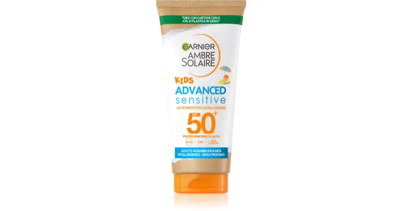 Ambre Solaire Advanced Sensitive crema protettiva per bambini SPF 50+ 50 ml