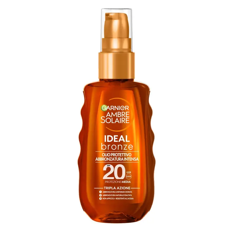 Garnier Ambre Solaire - Ideal Bronze Olio protettivo SPF 20 150 ml
