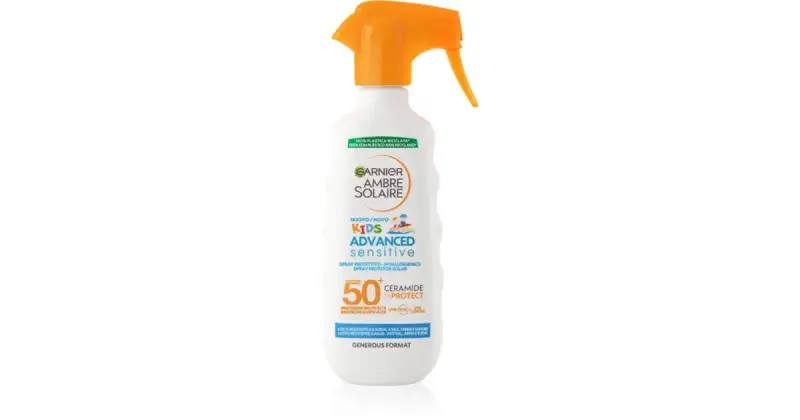 ambre solaire kids advanced sensitive ceramide 50+ 270ml spray