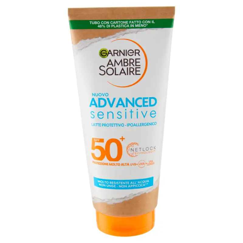 Garnier Ambre Solaire Latte Protettivo 50+ - 200 ml