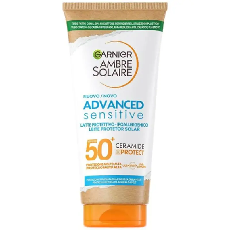 Garnier Ambre Solaire - Latte protettivo spf 50 175 ml Ceramide protect