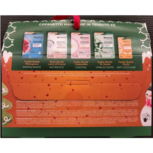 Cofanetto maschere in tessuto x5