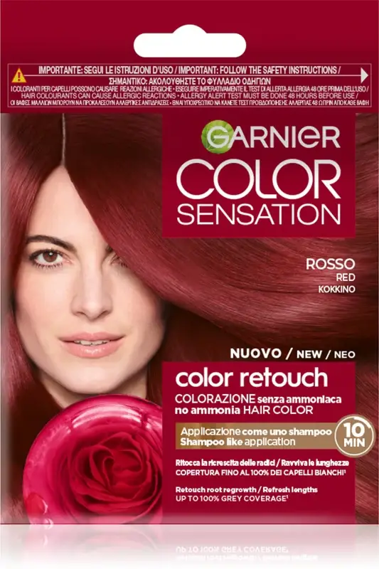 Color Sensation ritocco colore per coprire la ricrescita Rosso