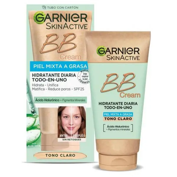 Garnier Crema BB Chiara per Pelle Mista e Grassa con SPF 25