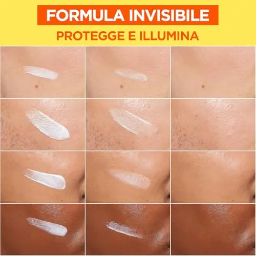 Garnier Fluido Anti-UV Anti-Macchie Invisibile, SPF 50+, Per Tutti i Tipi di Pelle, Arricchito con Vitamina C, Protegge miniatura 3