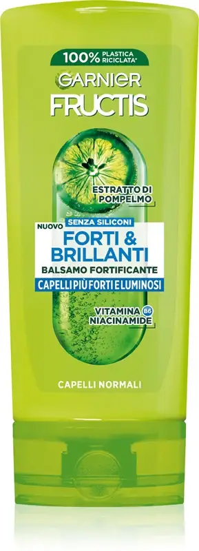Fructis Forti & Brillanti balsamo rinforzante per capelli più forti e luminosi 200 ml