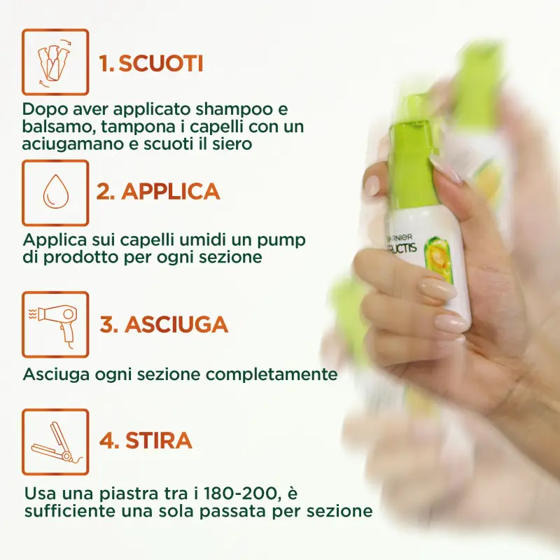 Fructis Fructis Lisci Cheratina Siero Lisci Impeccabili - Siero capelli miniatura 2