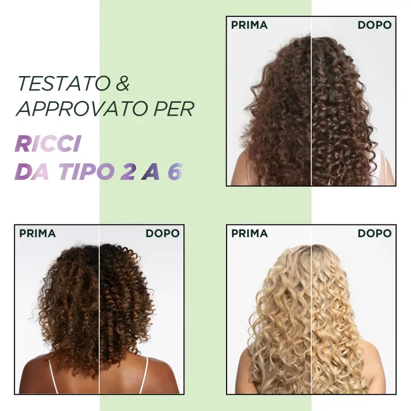 Fructis Fructis Metodo Ricci Shampoo - Shampoo capelli ricci, Capelli ricci miniatura 2