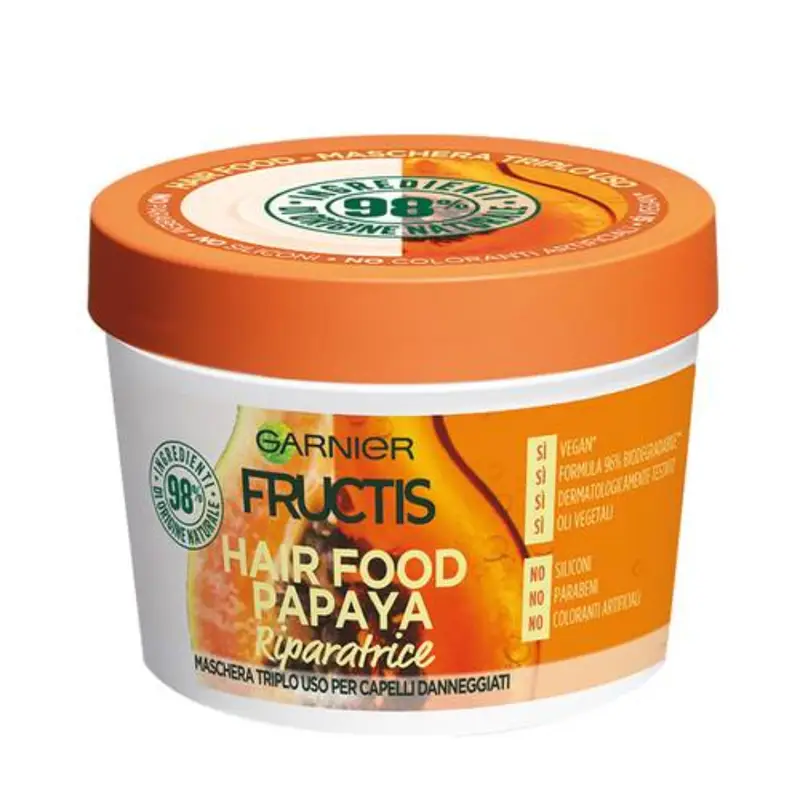 Garnier Fructis Hair Food Papaya Maschera Capelli - 390 ml