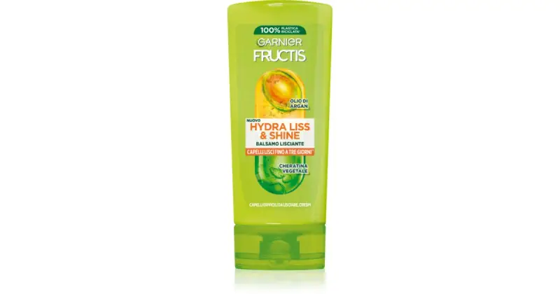 Fructis Hydra Liss & Shine Balsamo Per Capelli Ribelli E Crespi 200 Ml