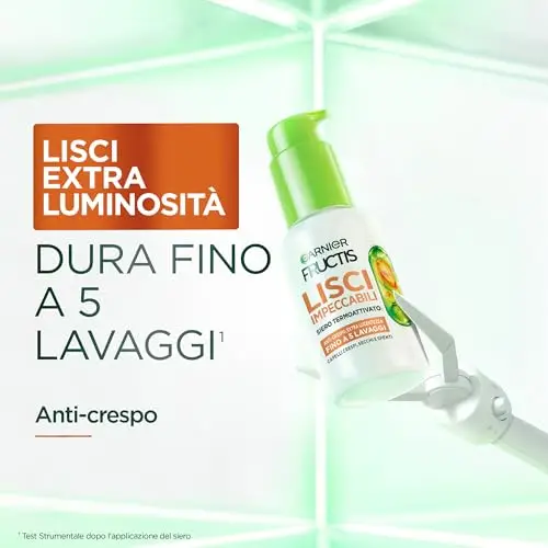 Garnier Fructis Maschera, Per Capelli Lisci e Lucenti a Lungo, Effetto Anti-Crespo, Trattamento Lisciante alla miniatura 2