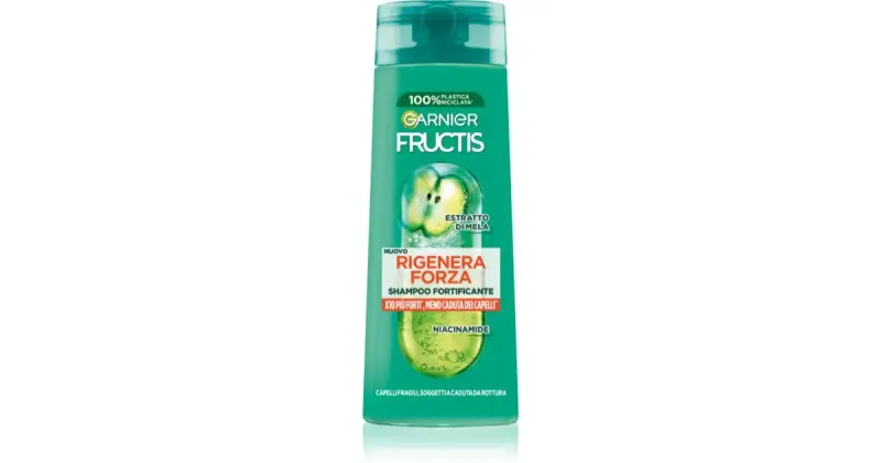 Fructis Rigenera Forza Shampoo Rigenerante Per Capelli Deboli E Danneggiati 250 Ml