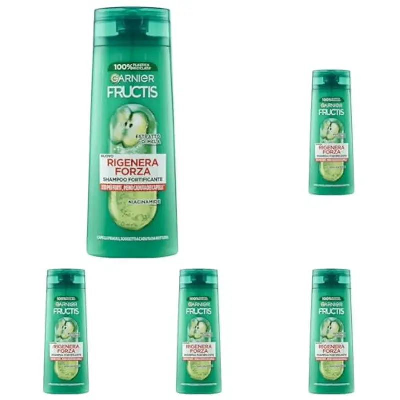 Garnier Fructis Shampoo Fortificante, Per Capelli Fragili, Anti-Rottura, Effetto Rinforzante, Con Estratto di Mela e miniatura 2
