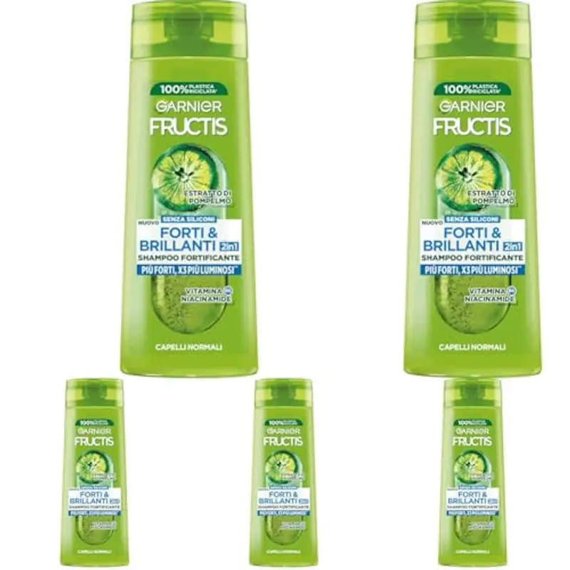 Garnier Fructis Shampoo Fortificante, Per Capelli Normali, Per Capelli Forti e Luminosi, Con Estratto di Pompelmo e miniatura 2