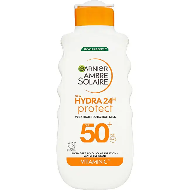 Latte Solare Spf 50 Ambre Solaire Hydra 24H Protect (Latte Protezione Molto Alta) 175 Ml