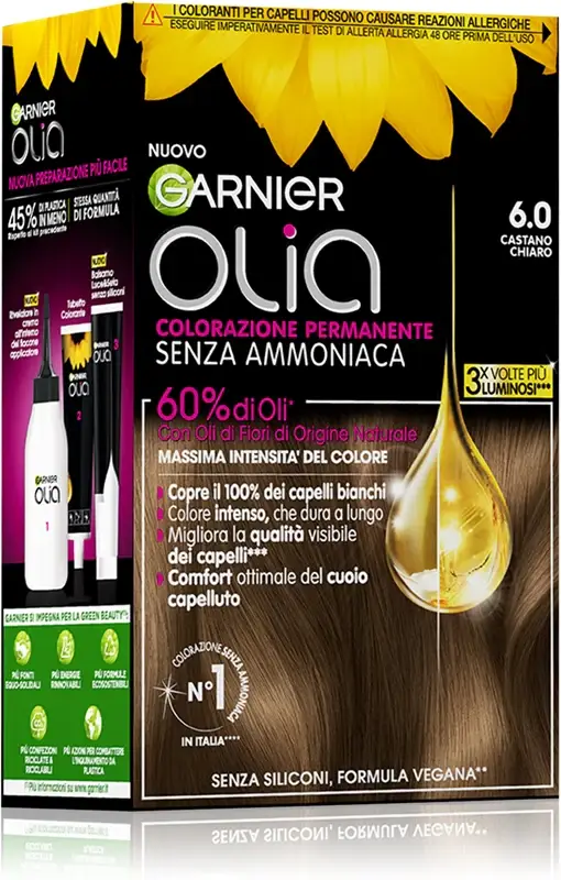 Olia Colorazione Permanente Castano Chiaro N 6