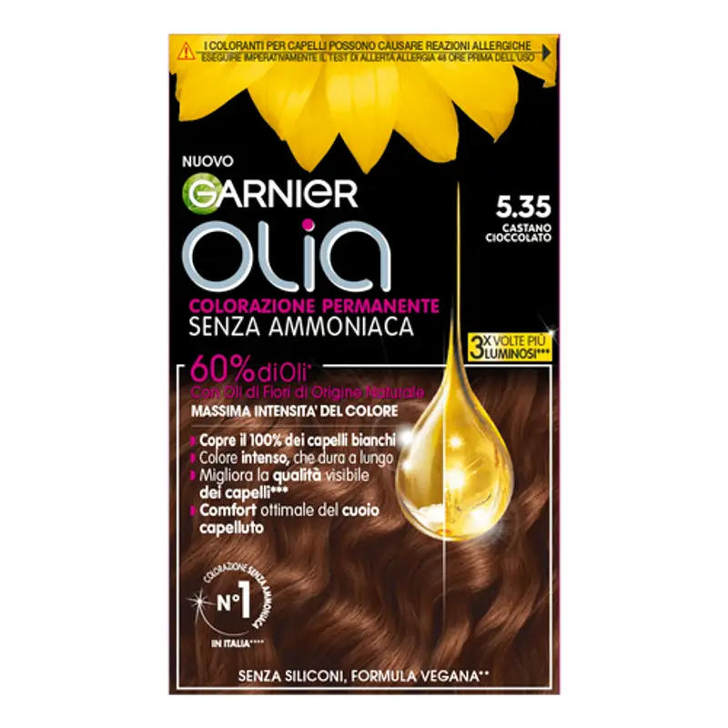 Garnier Olia - Colorazione senza ammoniaca 5.35 Castano cioccolato