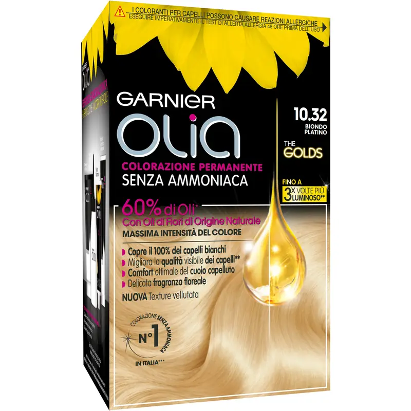 Garnier Olia Midnight Colorazione Permanente - 10.32 Biondo Platino