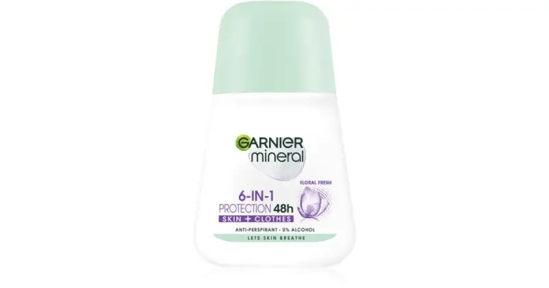 Protezione Minerale antitraspirante Floreale Fresco 48h Roll-on da donna 50 ml