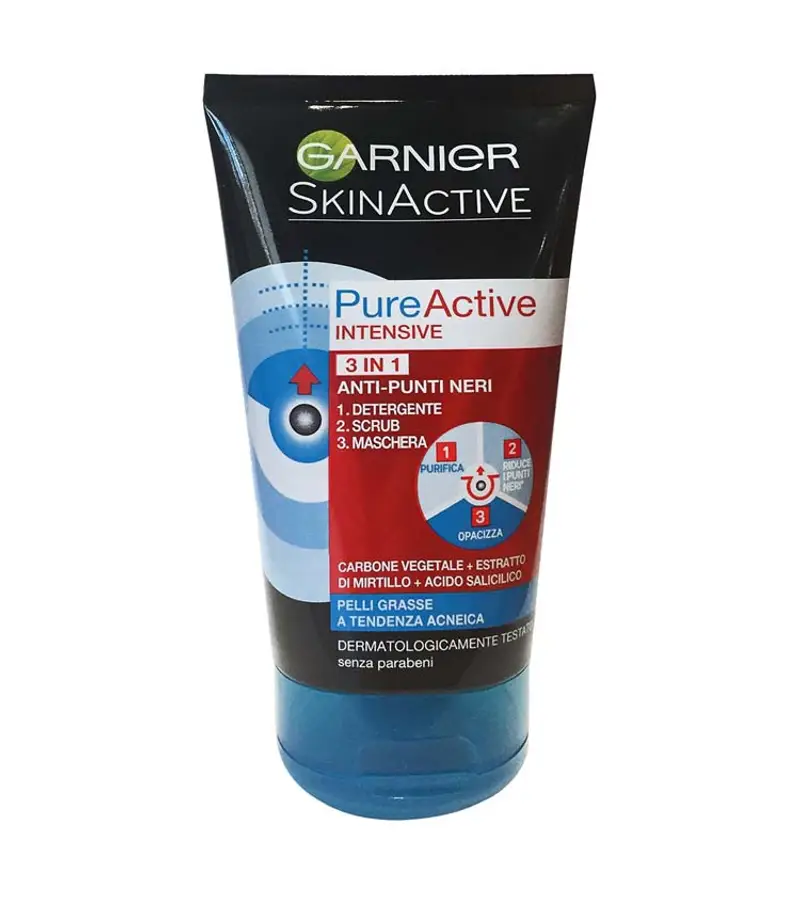 Garnier Pure Active 3 in 1 Argilla Anti Macchia - 150 ml