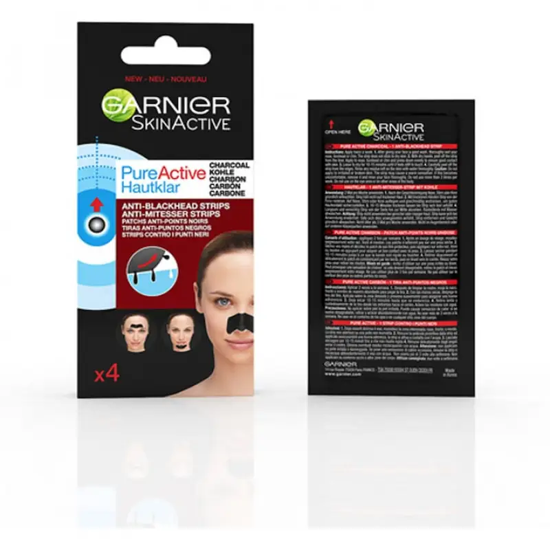 Garnier Pure Active - Strips anti punti-neri 4 pz