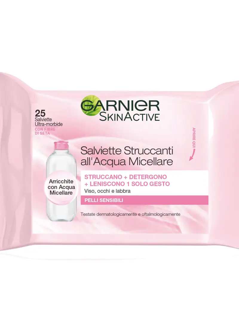 Garnier Salviette struccanti Donna Bianco 3755764