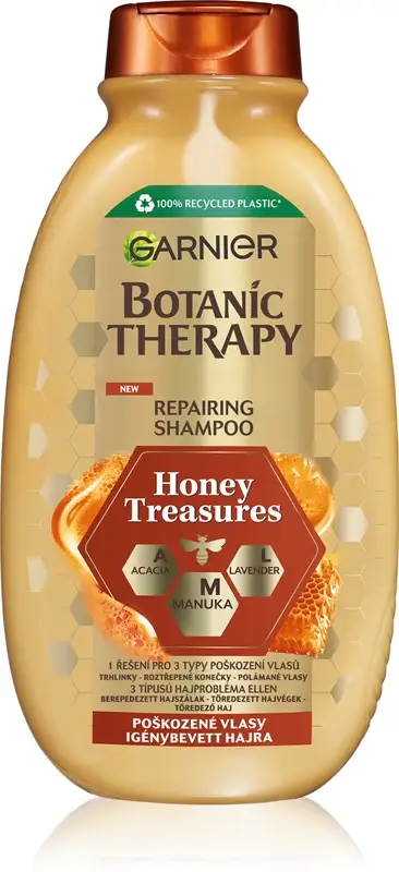 Shampoo con miele e propoli per capelli molto danneggiati Botanic Therapy (Shampoo riparatore ) - 400 ml
