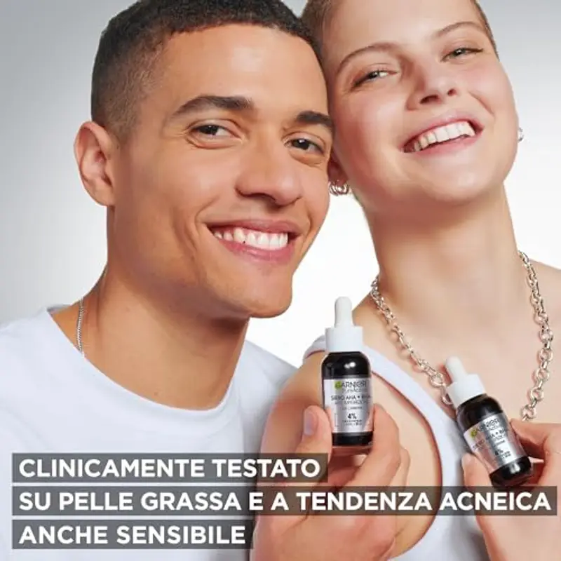 Garnier Siero Anti-imperfezioni, Per Pelle Grassa, Impura e Mista, Contrasta Punti Neri e Brufoli, Formula Vegana* con miniatura 3