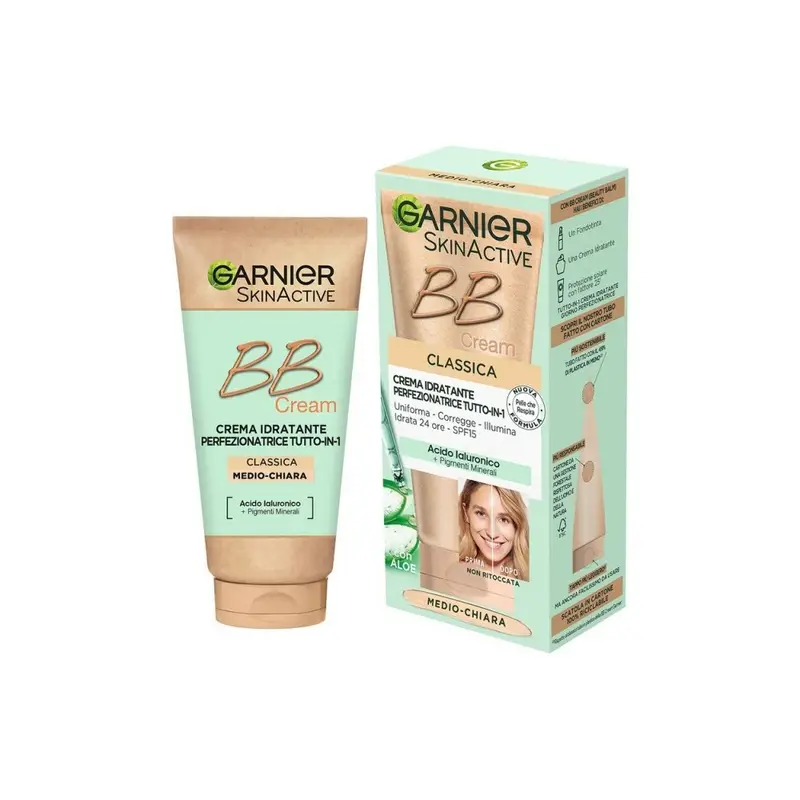 Garnier Skin Active Bb cream - Crema idratante classica 50 ml - Medio-chiara