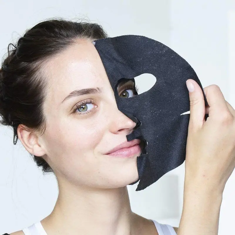 Skin Active Maschera in Tessuto Pure Charcoal - Maschera viso purificante miniatura 3