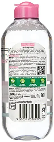 Garnier SkinActive, Acqua Micellare Tutto in 1, Pelli sensibili, Maxi formato, 400 ml miniatura 2