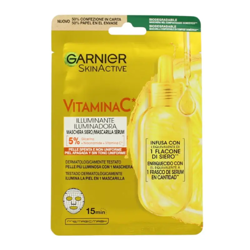 Garnier SkinActive - Maschera siero Vitamina C 28 g