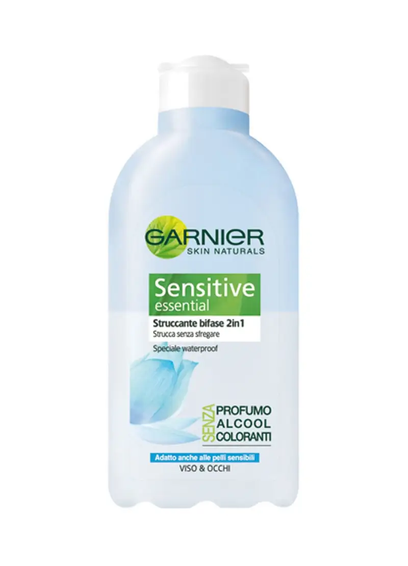 Garnier Struccante Sensitive, Bifase, 2in1., Donna, Bianco