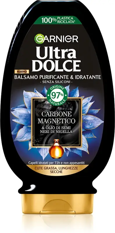 Ultra Dolce Carbone Magnetico Balsamo Detergente Per Capelli 200 Ml